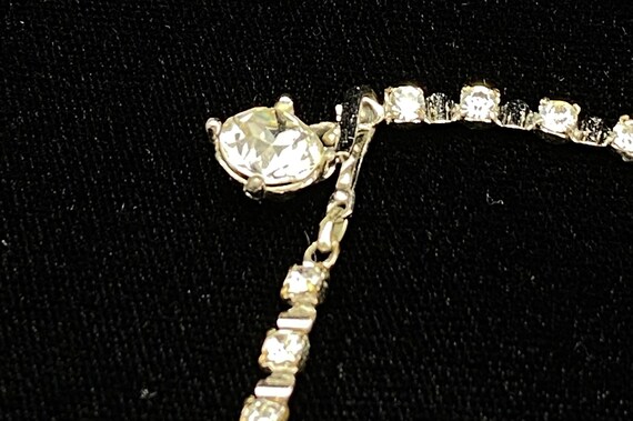 Vintage Bogoff Rhinestone Choker: Purple & Clear,… - image 6