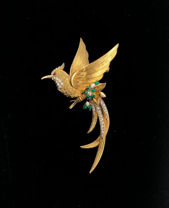Vintage Marcel Boucher Bird of Paradise Brooch