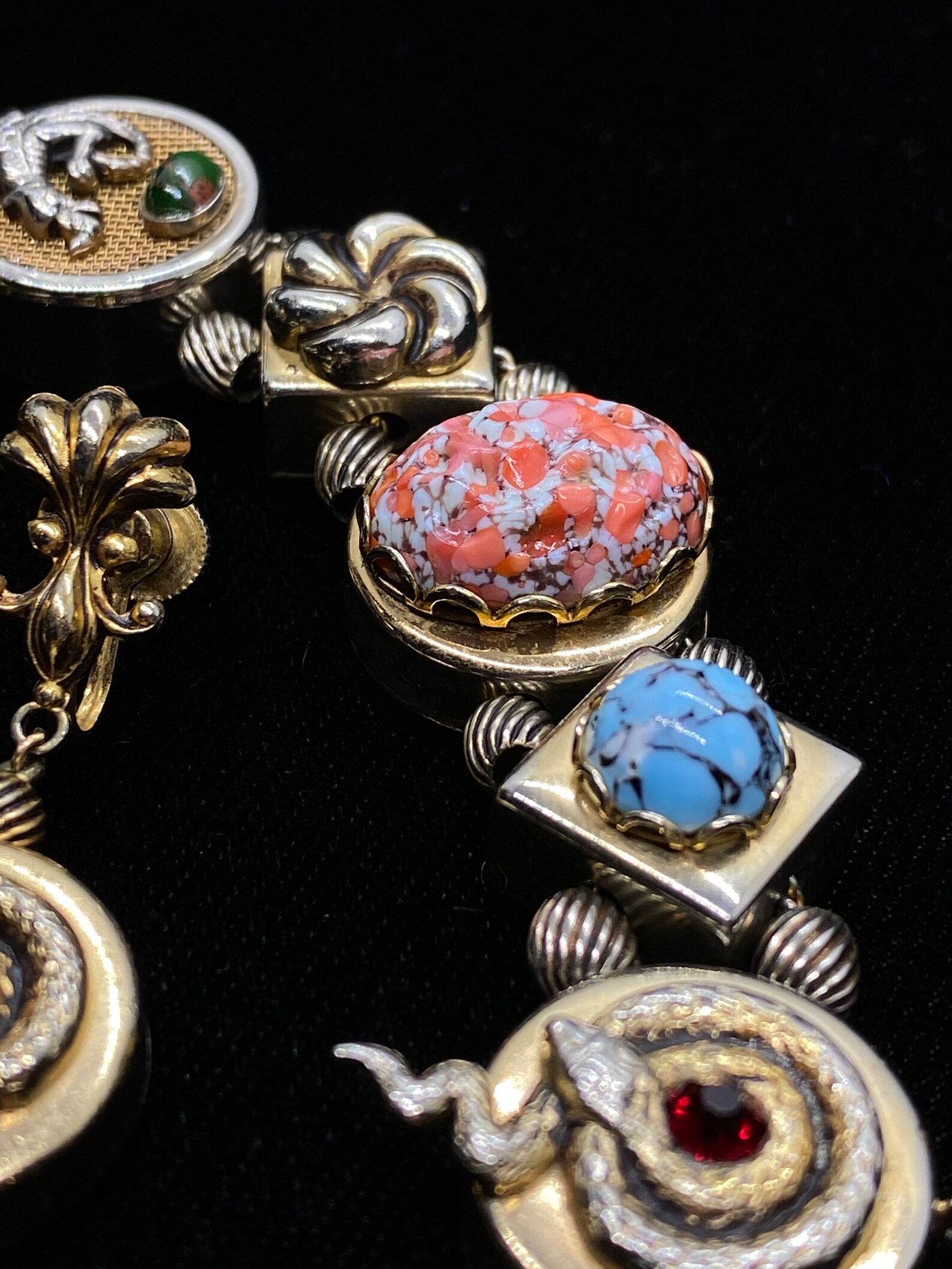 Exceptional Vintage PIK MFG NYC Serpent Bracelet and Earrings Etsy UK