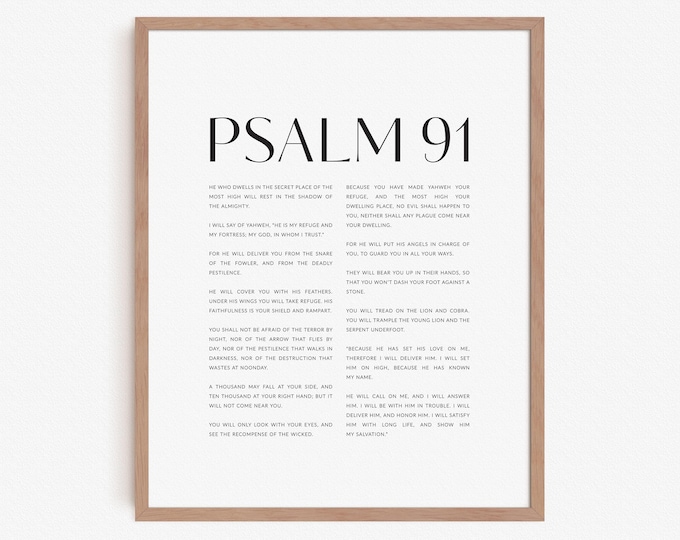 Psalm 1 Bible Printable Verse Poster Artwork, Christian Wall Art ...