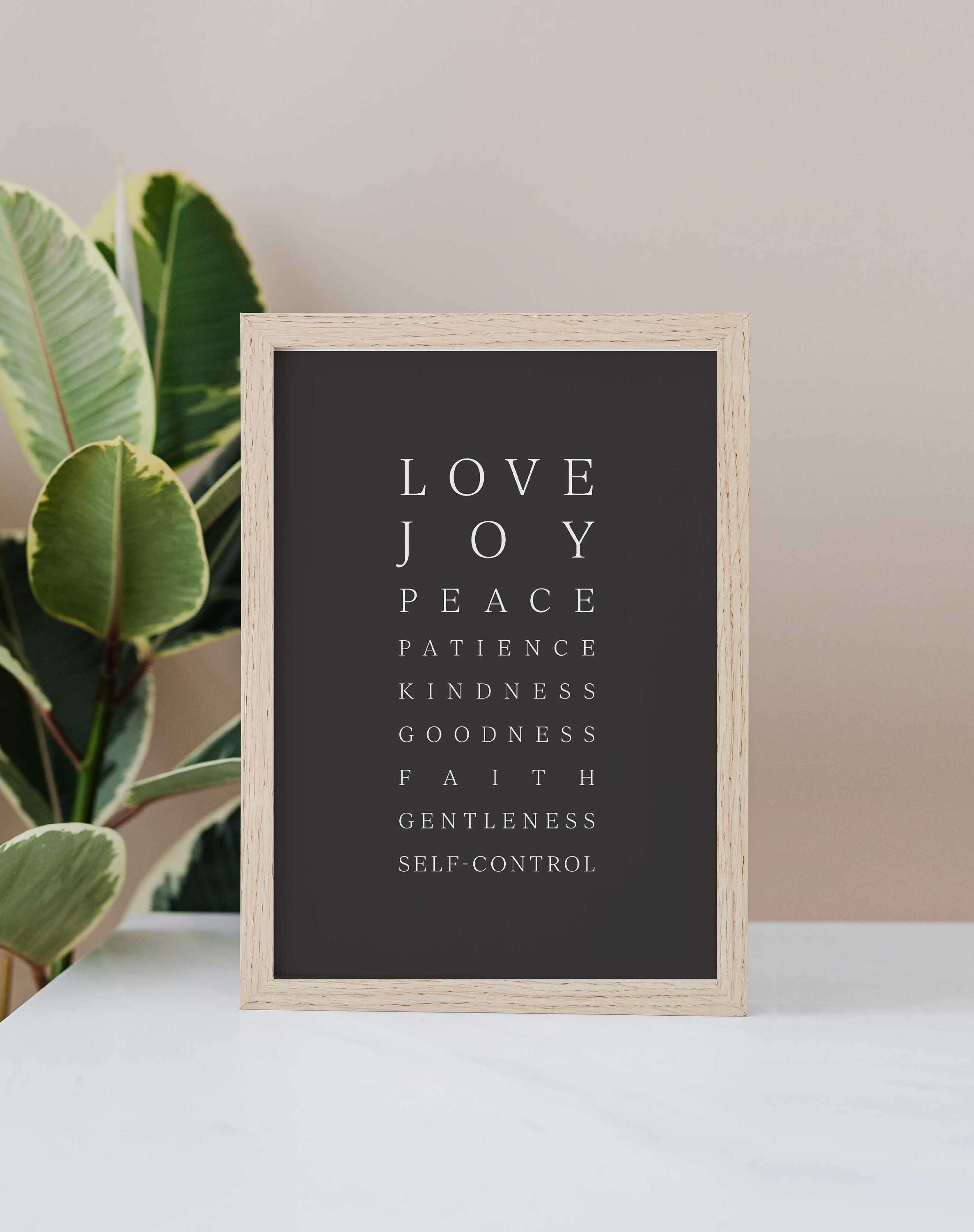 Fruits of the Spirit Christian Printable Wall Art Bible | Etsy