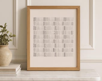 70x7 Forgiveness Art Print, Modern Minimalist Christian Poster of