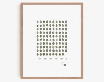 Jesus Leaves The 99 Art, Sage Green Modern Abstract Christian Wall Art, Bible Art Poster, Scripture Art Print, Rejoices over One Lost Sheep