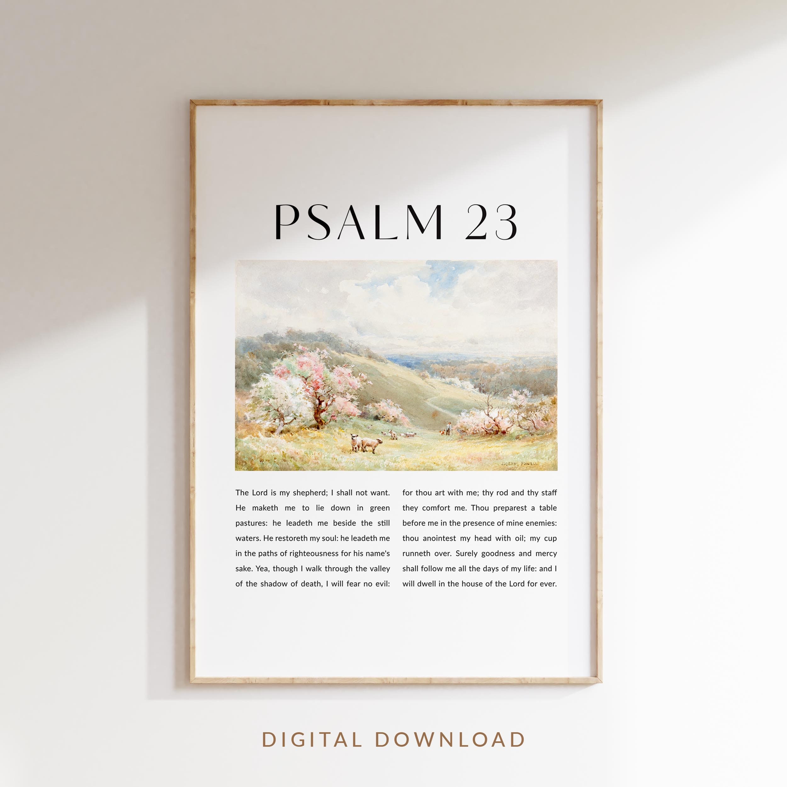 Psalm 23 {Poster} Psalm 23 {Poster}