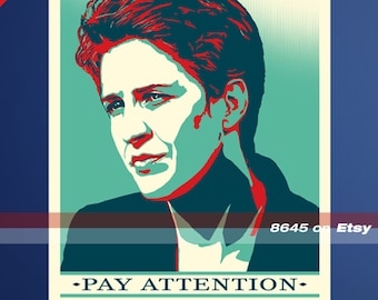 Pay Attention Not to Just What They Say But What They Do - Maddow Political Resistance 2020 T-shirt - Men's Unisex and Ladies Fit Sizes