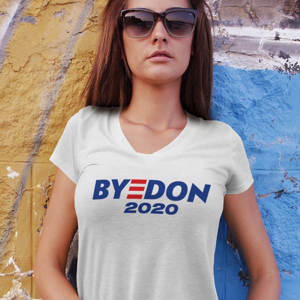 ByeDon 2020  - Bye Trump Political Resistance 2020 Election T-shirt - Men's Unisex and Ladies Slim Fit Sizes