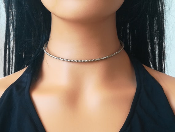 Bronze choker best sale necklace