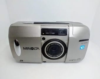Minolta Vectis 30 RARE Compact Film Camera 30-75mm Zoom - Etsy