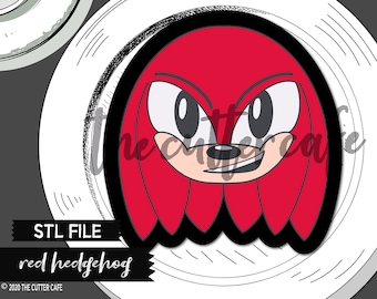DIGITAL STL / Red Speedy Igel / Keksausstecher Stl/ Thecafe