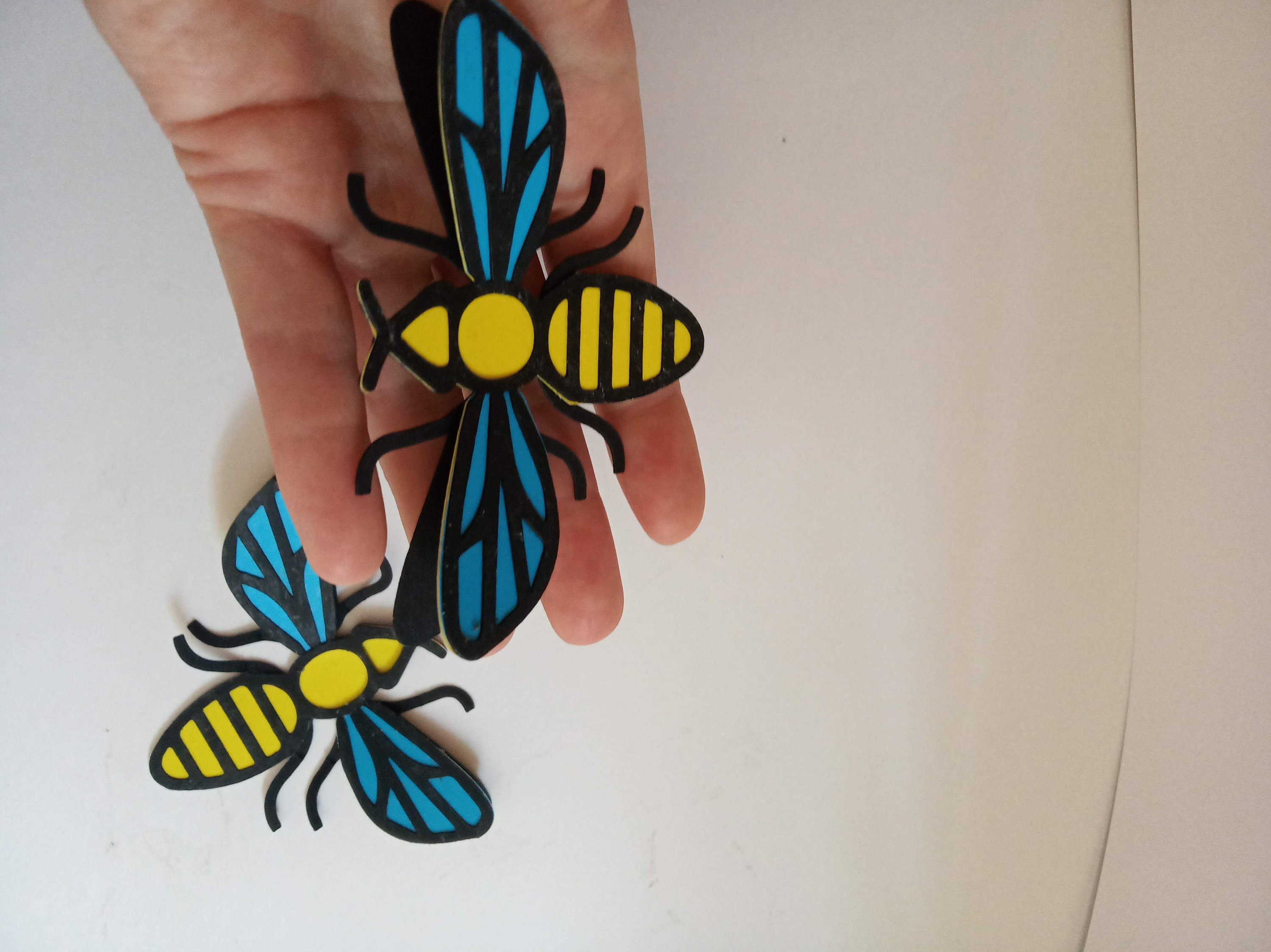 3d Layered Hummel aus Papier Pumble Biene Cricut SVG Vorlage - Etsy.de