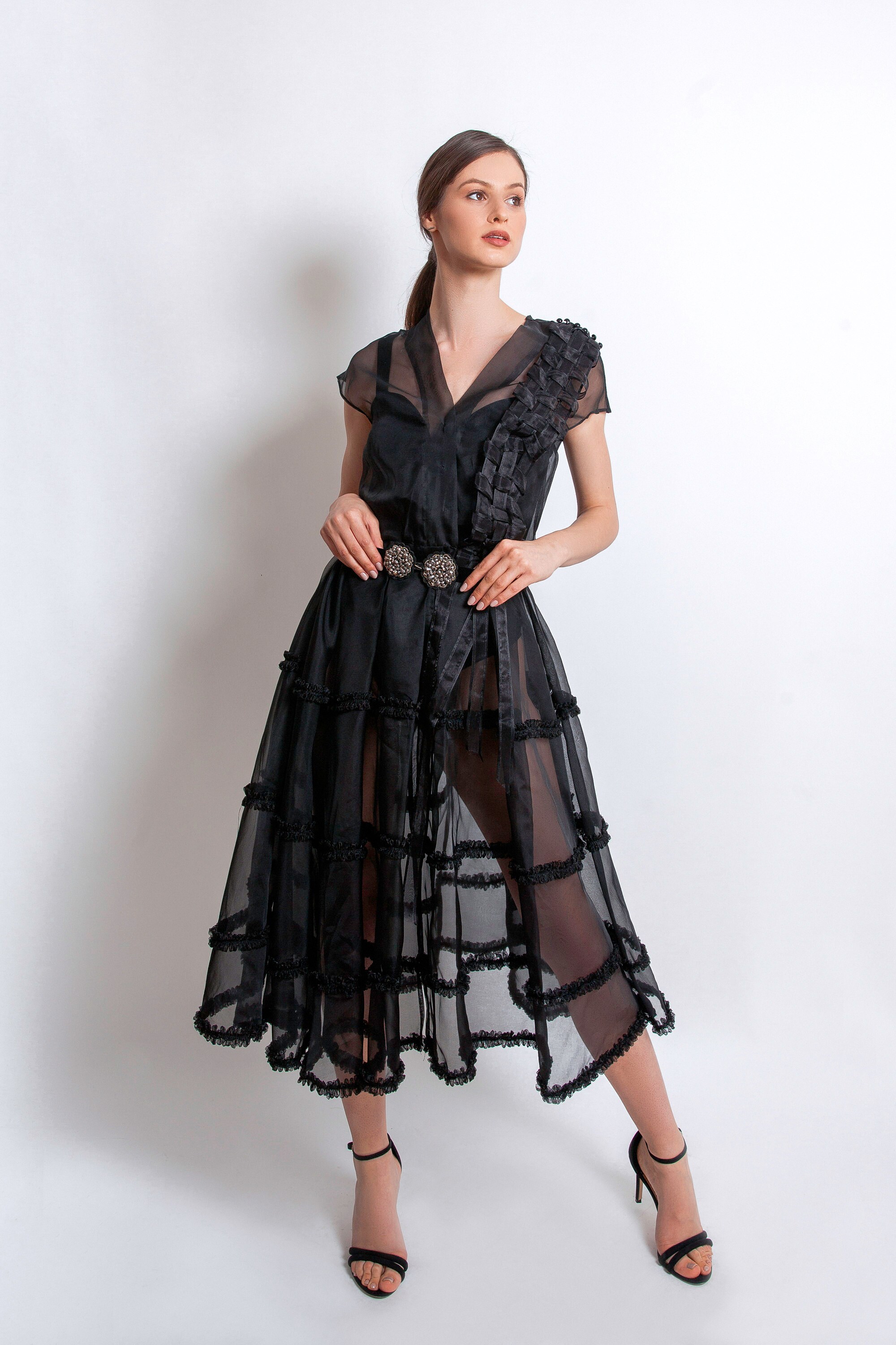 Organza kimono dress Clearance