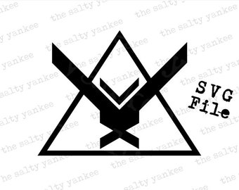 Halo Infinity Unsc Crest Logo Svg Vector File For Cricut Vinyl Etsy