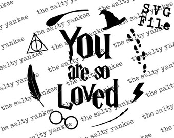 Download Harry potter love svg | Etsy