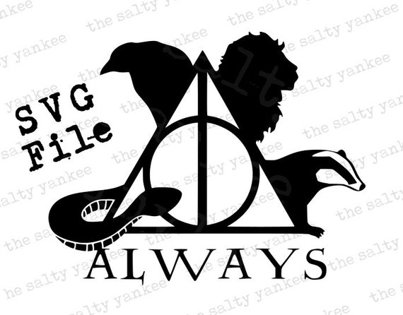 Harry Potter Mandala Deathly Hallows Symbol Always Houses Etsy