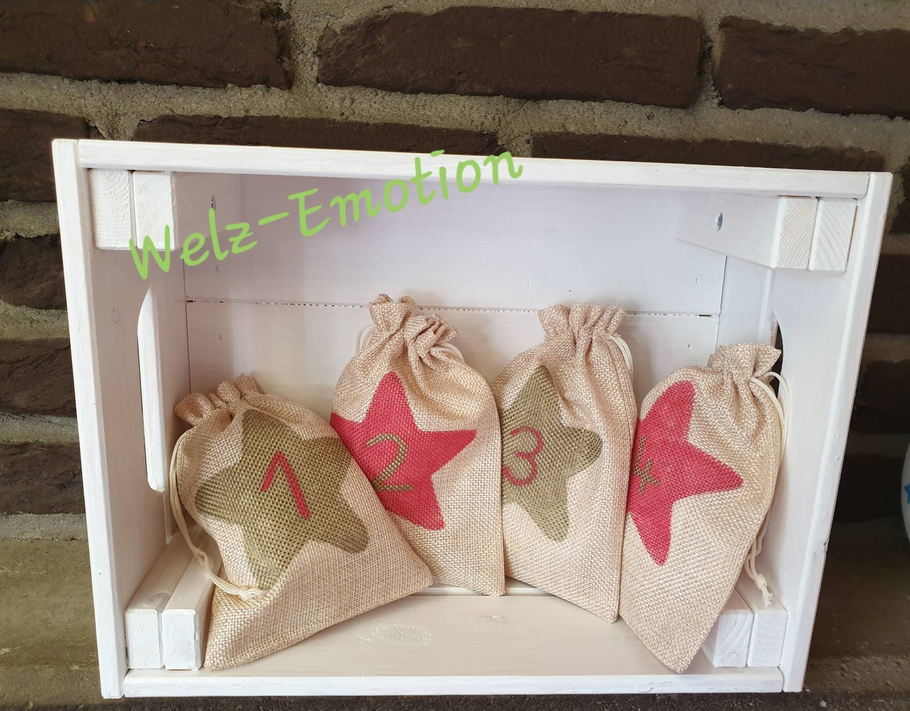 Calendario de Adviento de la caja de Adviento para el llenado | Etsy