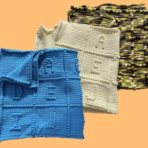Alphabet Baby/Toddler Blanket | A-Z pattern