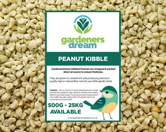 GardenersDream Kibbled Peanuts - Premium Wild Bird Food Crushed Peanut Granules