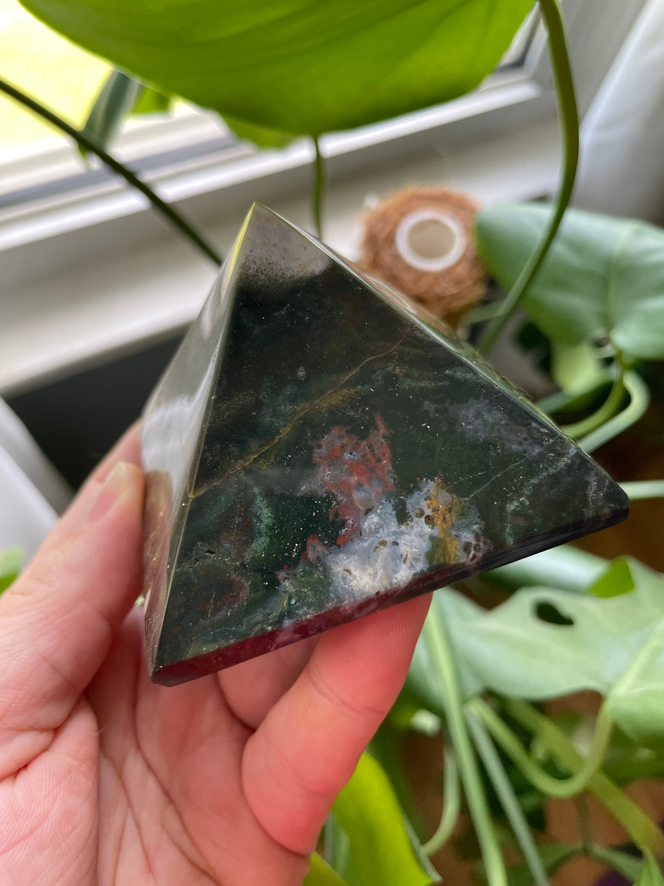 オーシャンジャスパー ピラミッド Ocean Jasper Pyramid - Etsy