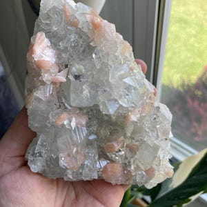 Apophyllite and Stilbite Cluster