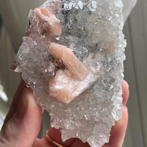 Apophyllite and Stilbite Cluster
