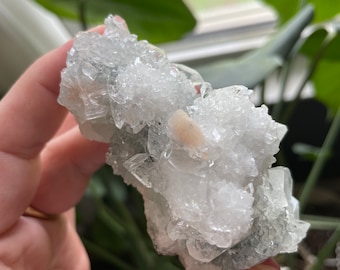 Apophyllite and Stilbite Cluster