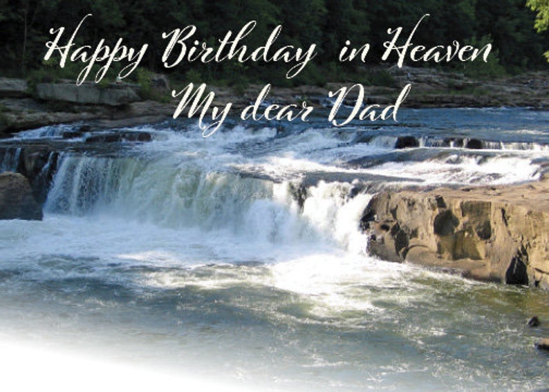 Birthday Dad In Heaven Etsy