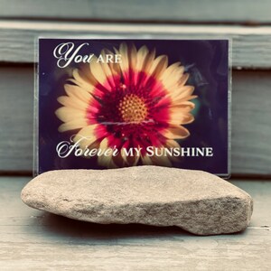 Missing you in Heaven unique, custom, waterproof card for memorial or cemetery sites