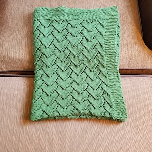 Knitting Pattern Dragon Scale Blanket image 3