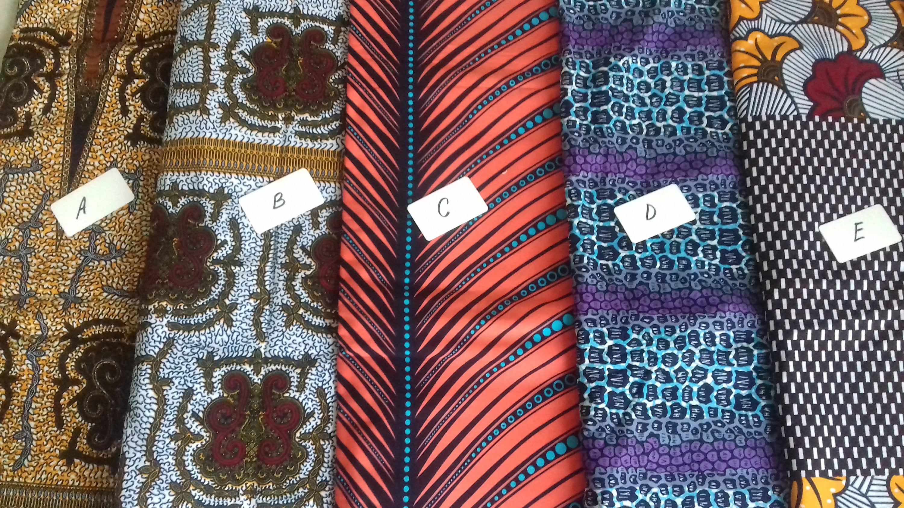 Robe bimatière en tissu wax haut en jersey coton et bas en Etsy