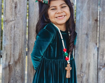 velvet dress for kids
