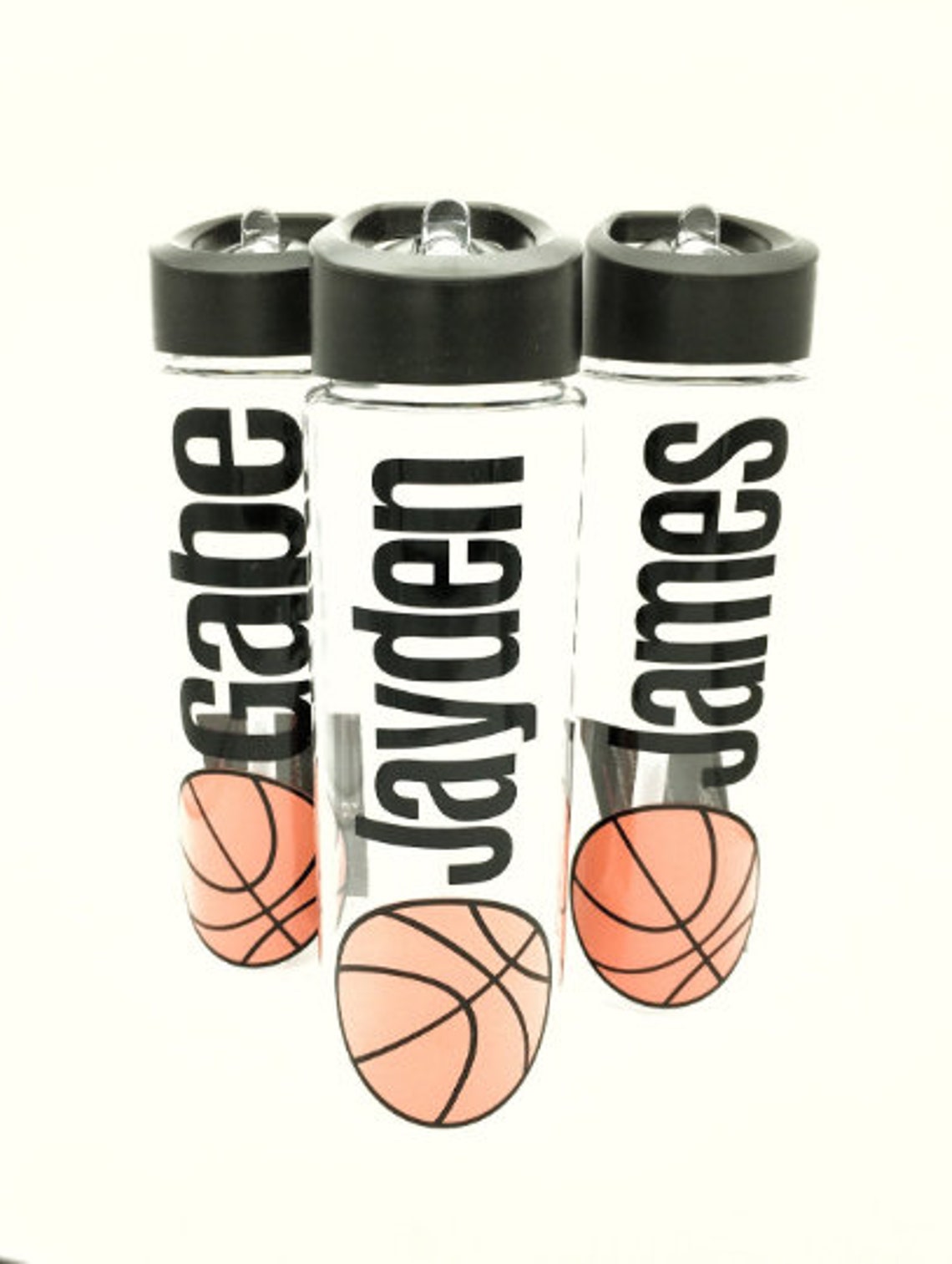 Basketball Team Gifts Team Water Bottles Basketball Water Etsy