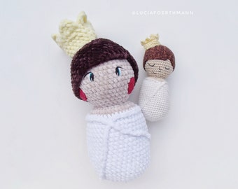 Crochet Pattern Baby Jesus doll