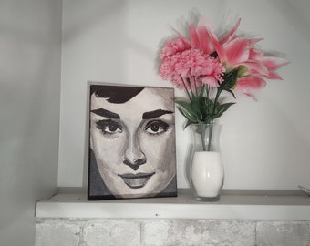 Acrylic painting on canvas-"Audrey 1"