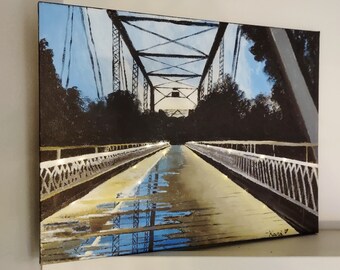 Light-Up Original Acrylic Painting–"You Light My Path" on Canvas