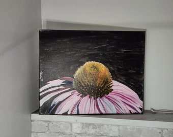 Original acrylic painting--&quot;Petaling Along&quot; on canvas