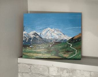 Original Acrylic Painting–"The Great One" on Wood