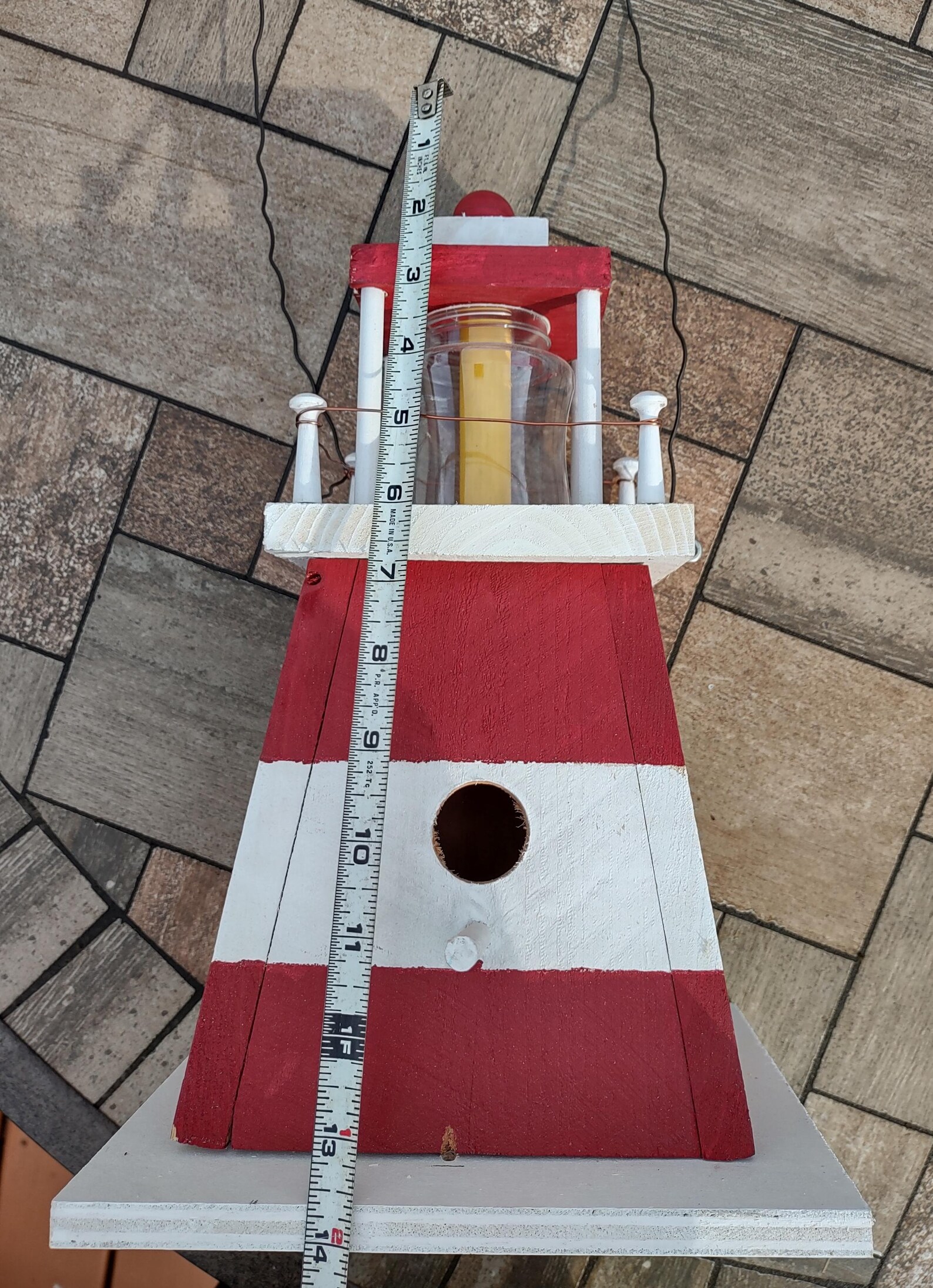 Birdhouse for Wrens | Lighthouse Bird Box for Lake/beach Houses ...