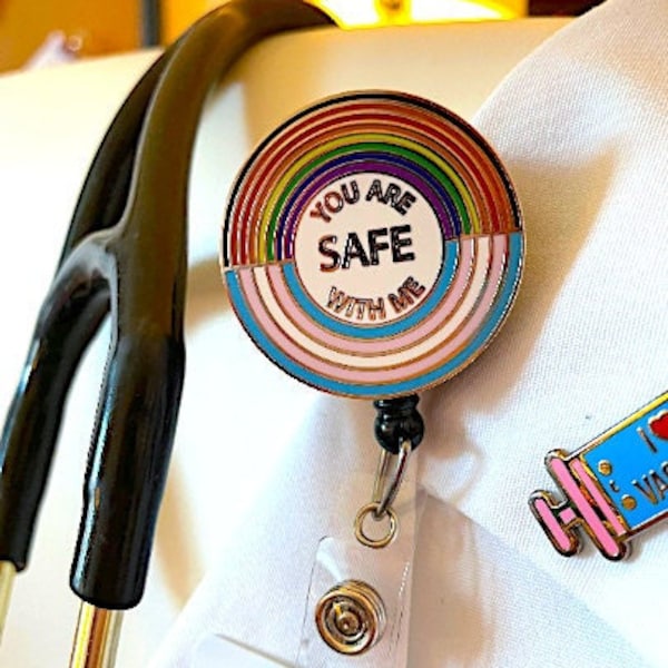 You Are Safe With Me Badge Reel