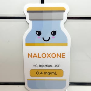 Happy Naloxone Sticker