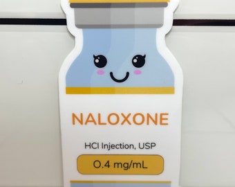 Happy Naloxone Sticker