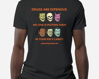 Camiseta "Drogas são caras"