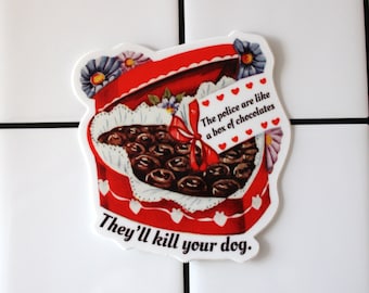Box of Chocolates Sticker