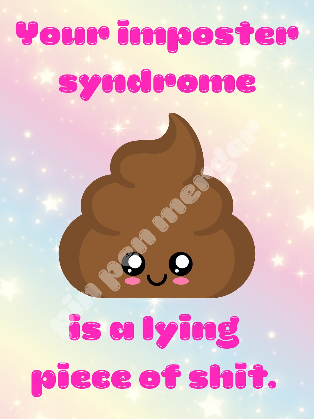 Imposter Syndrome Print - Etsy