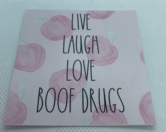 Adesivo de drogas Boof