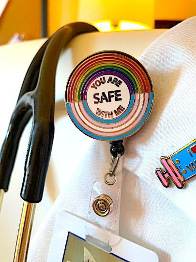 You Are Safe With Me Badge Reel 