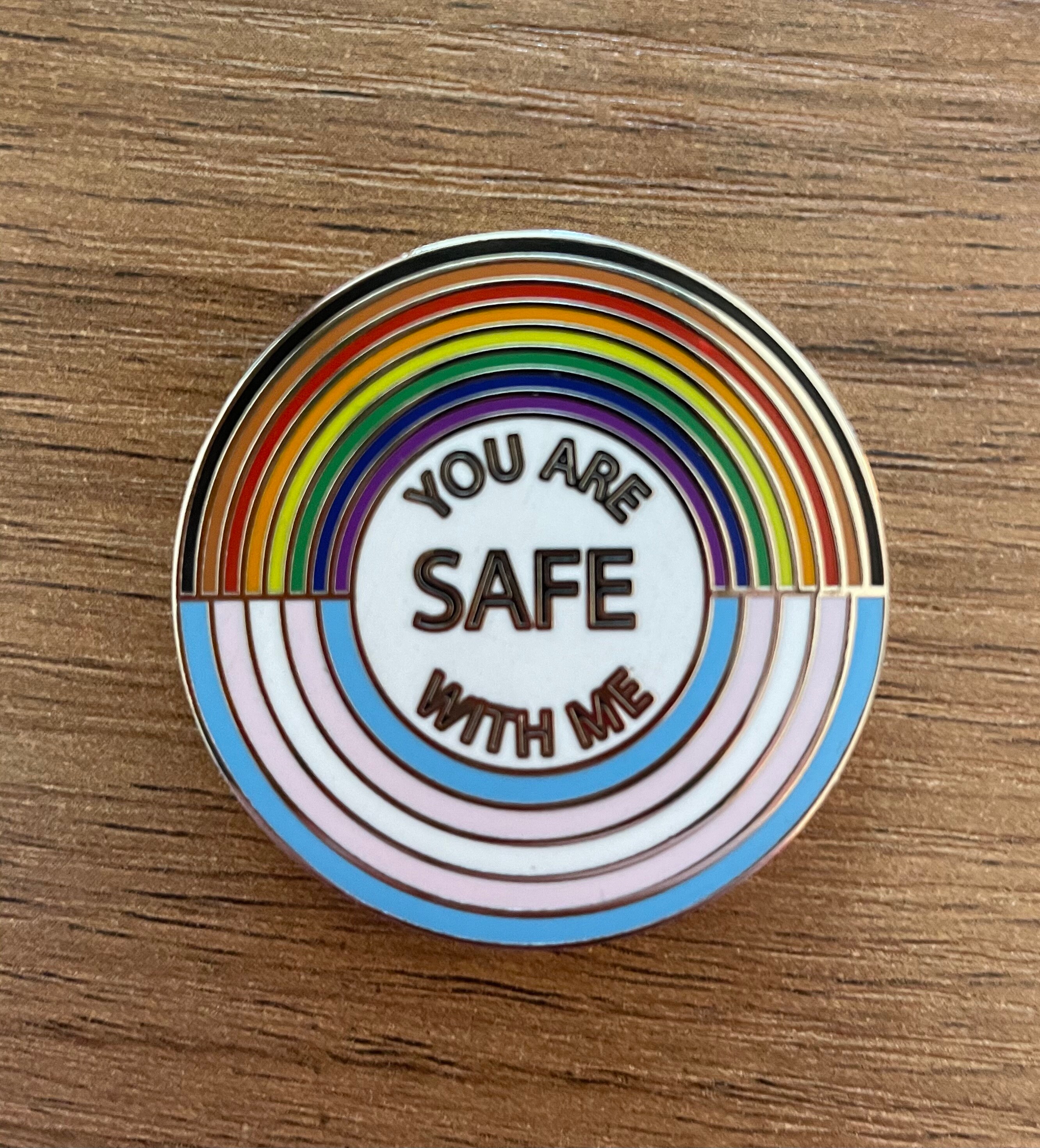 You Are Safe With Me Challenge Coin