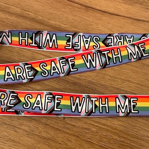 You Are Safe with Me Breakaway Lanyard