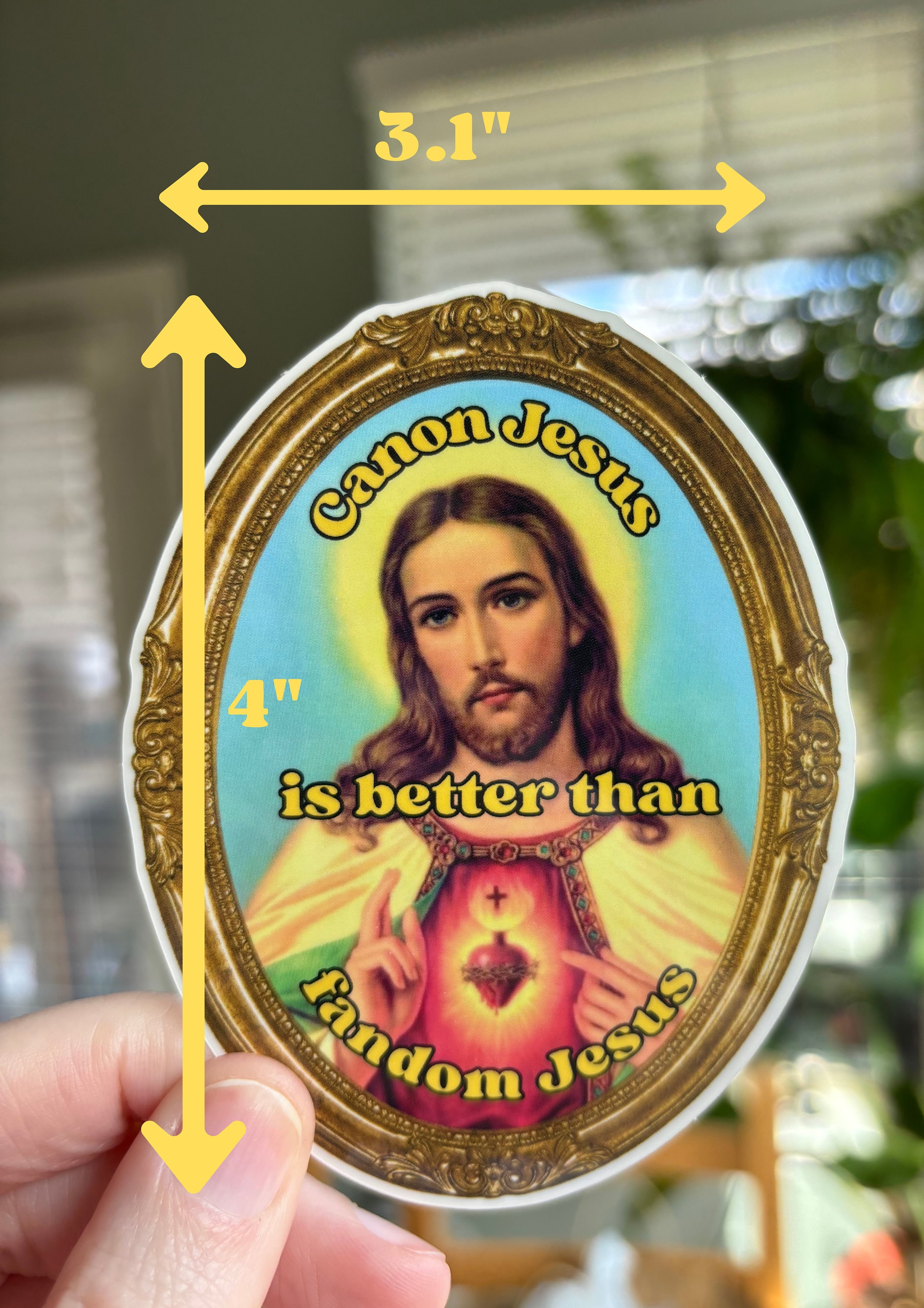 Canon Service Sticker Canon Jesus Sticker - Etsy
