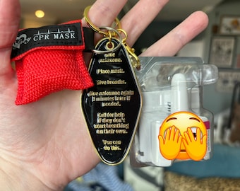 Overdose Rescue Keychain