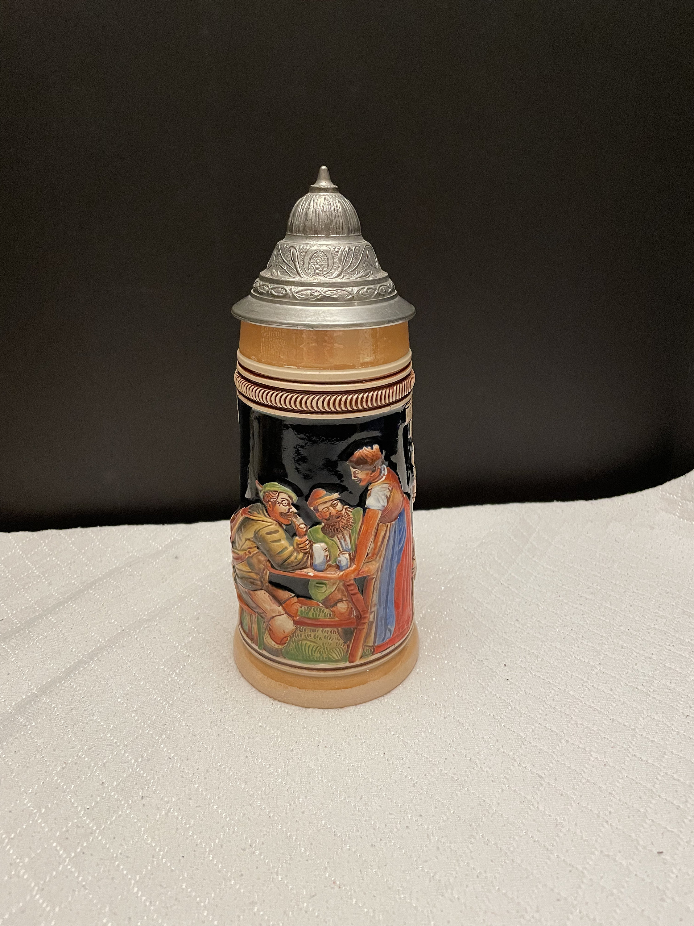 Tasse Tankard Céramique Vintage KING 5 - Allemagne 620/2 - Ancienne Bière Stein